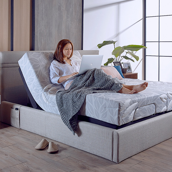 Float Adjustable Bed Frame with Natura Mattress HDHomeliving
